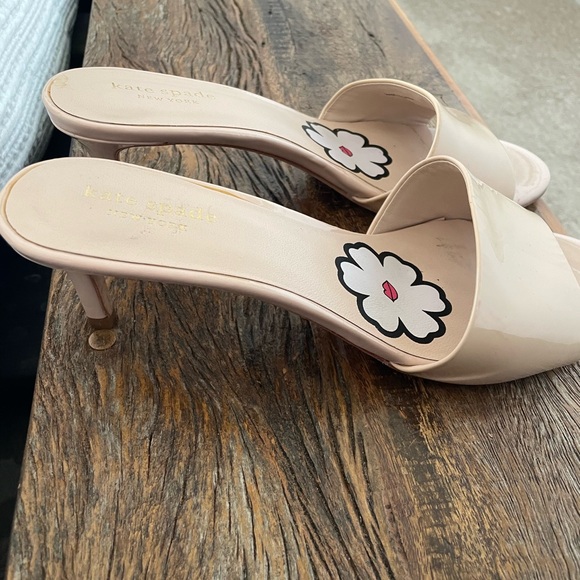 Kate Spade Patent Leather Kitten Heel - Picture 3 of 4